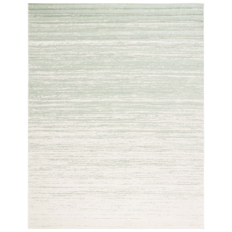 SAFAVIEH Adirondack Vera Modern Ombre Distressed Area Rug - 9' x 12' - Sage/Ivory