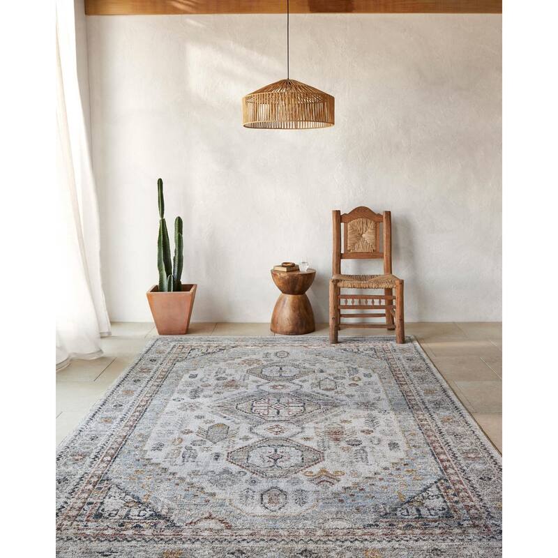 Livabliss Transitional Beckham Medallion Area Rug