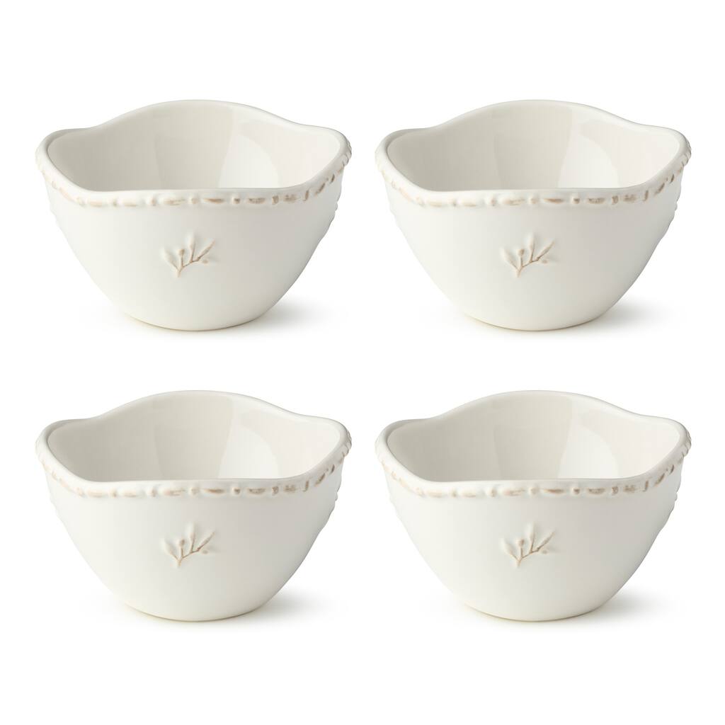 Certified International Heritage Beads 16 oz. Cereal Bowls,Set of 4 - 5.25'' W x 5.25'' D x 3'' H