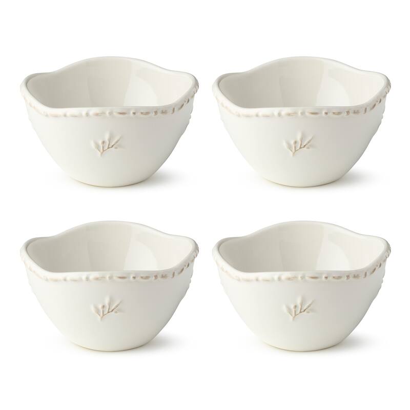 Certified International Heritage Beads 16 oz. Cereal Bowls,Set of 4 - 5.25'' W x 5.25'' D x 3'' H
