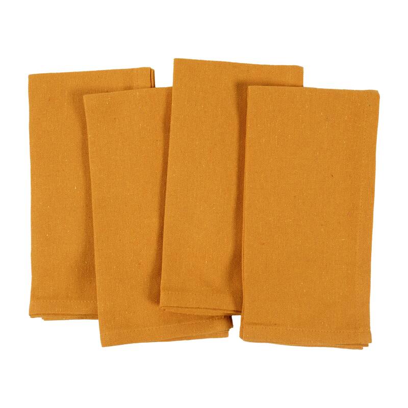 KAF Home Overbrook Chambray Dinner Napkins, Set of 8
