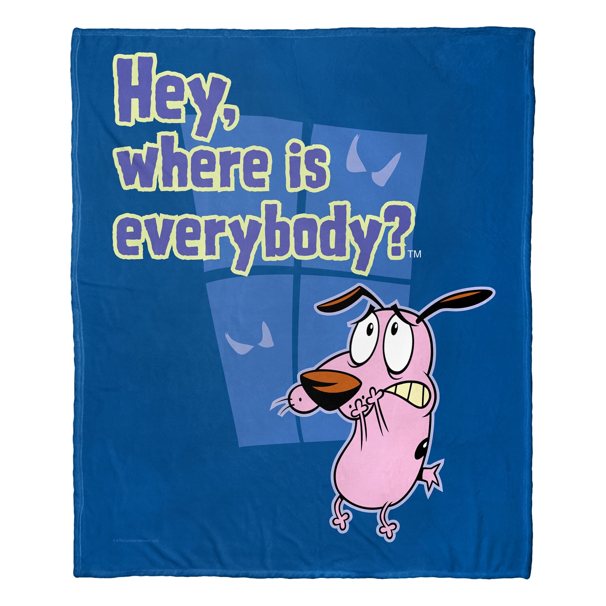 Cartoon Network s Courage The Cowardly Dog Silk Touch Throw Blanket Good Dog Courage Bed Bath Beyond 39283446