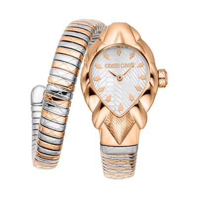 Roberto Cavalli Women's RC5L110M0085 Quartz Watch - Rose-Tone