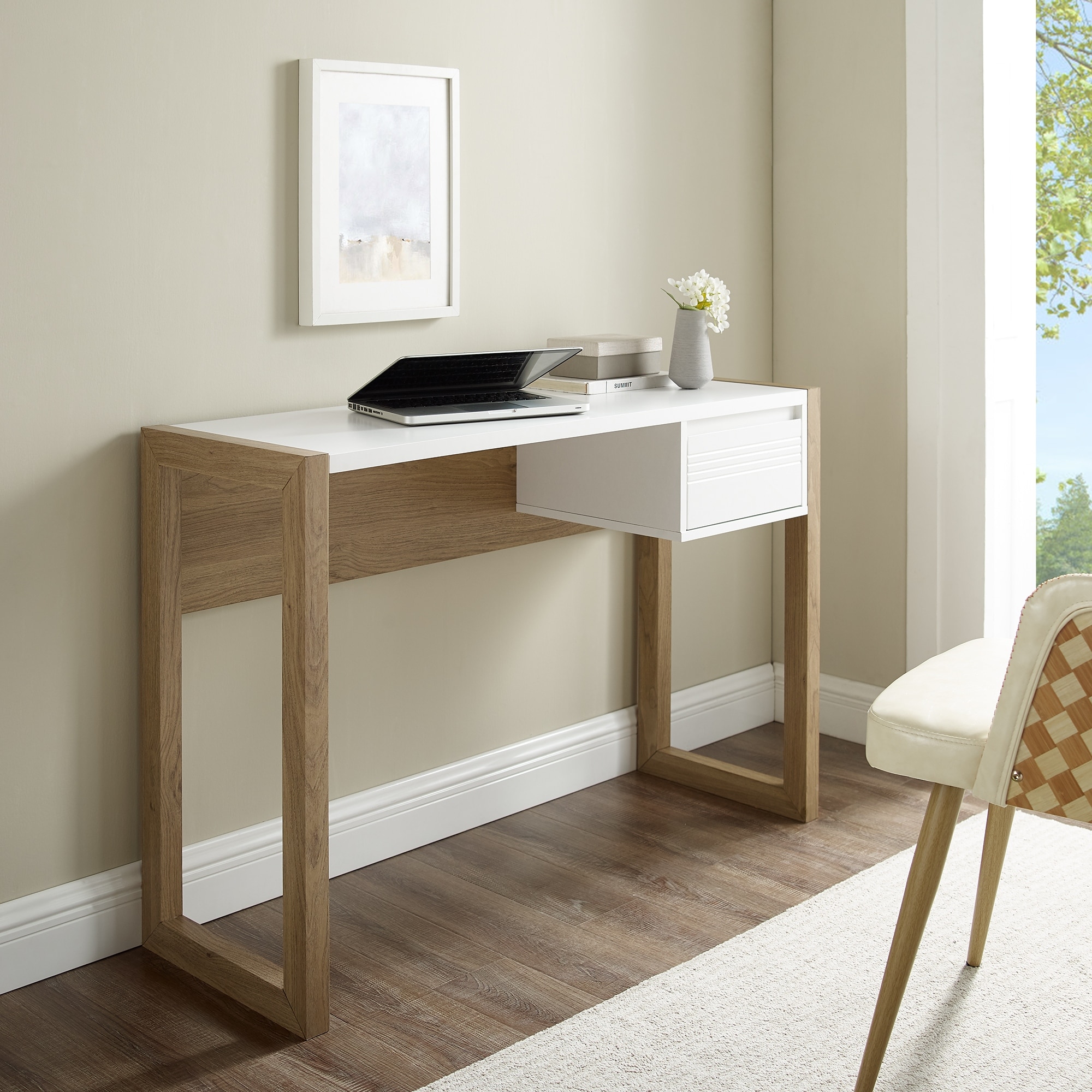 Middlebrook Two Tone One Drawer Writing Desk