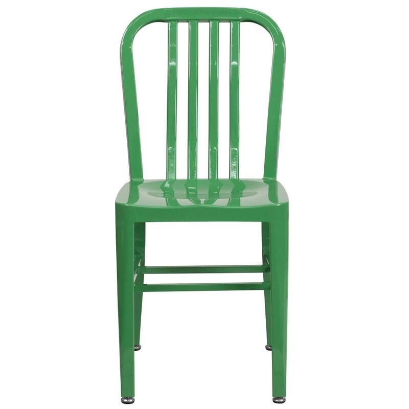 Metal Indoor-Outdoor Chair - 15.5"W x 20"D x 33.25"H