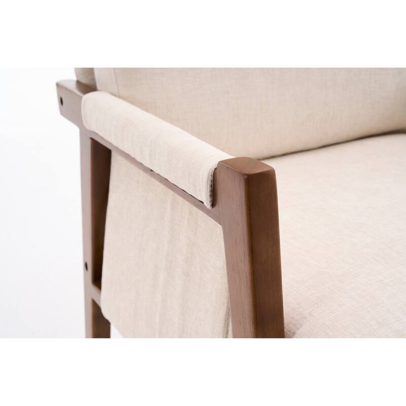 Mid-Century Modern Accent Chairs ,Modern Accent Chair,Chair with Soft Waist Cushion,Ergonomic Lounge Chairs