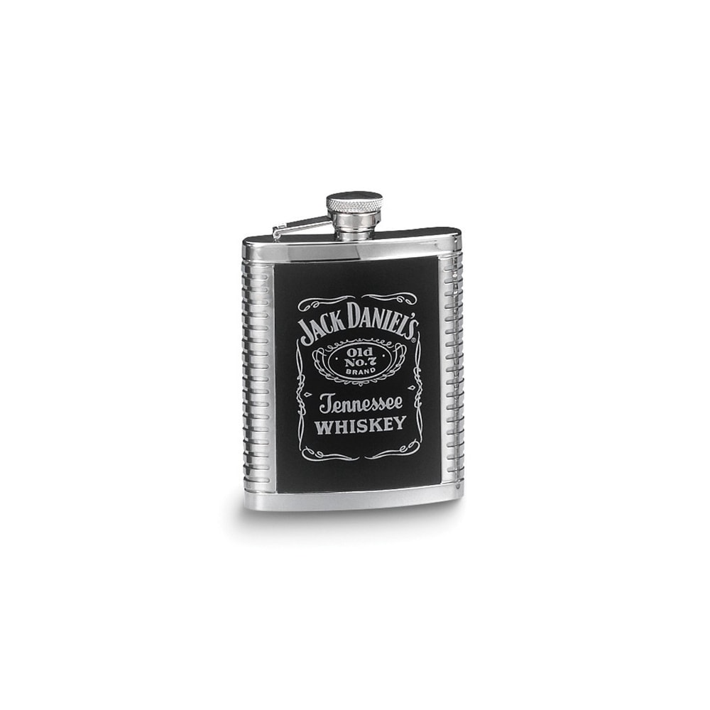 Las Vegas Raiders 6oz. Personalized Stealth Hip Flask - Black