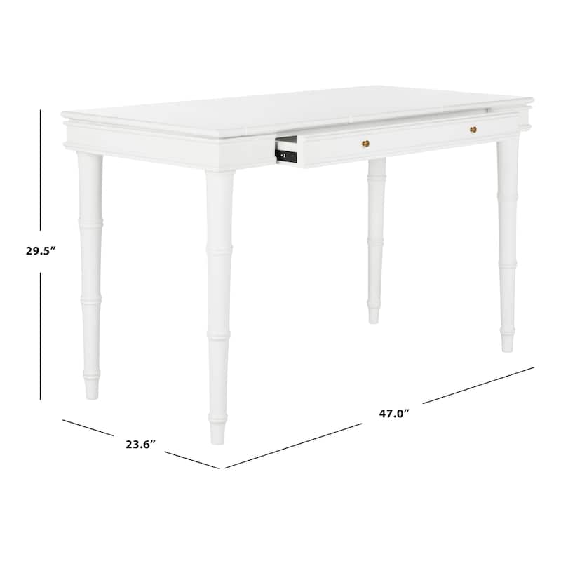 SAFAVIEH Delores 1-Drawer Work Office Writing Desk