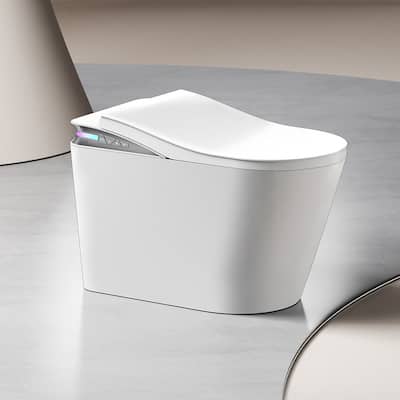 GDFStudio - AURA Smart Toilet with Foot-Sensing Lid, Aromatherapy & Remote Control - Smart Toilet
