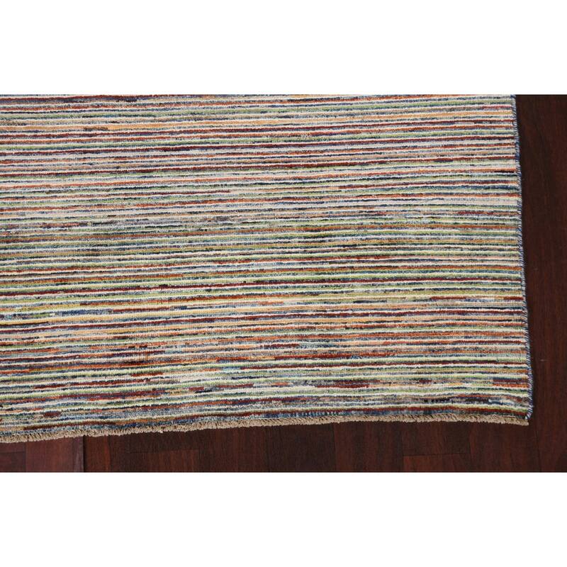 Contemporary Gabbeh Kashkoli Area Rug Wool Hand-knotted Bedroom Carpet - 4'9" x 6'4"