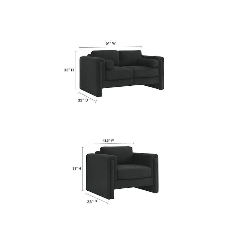 JASIWAY 3-seater Teddy Velvet Modern Upholstered Sofa Sectional Sofa