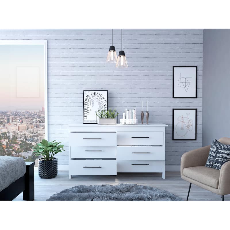 6-Drawer Double Dresser