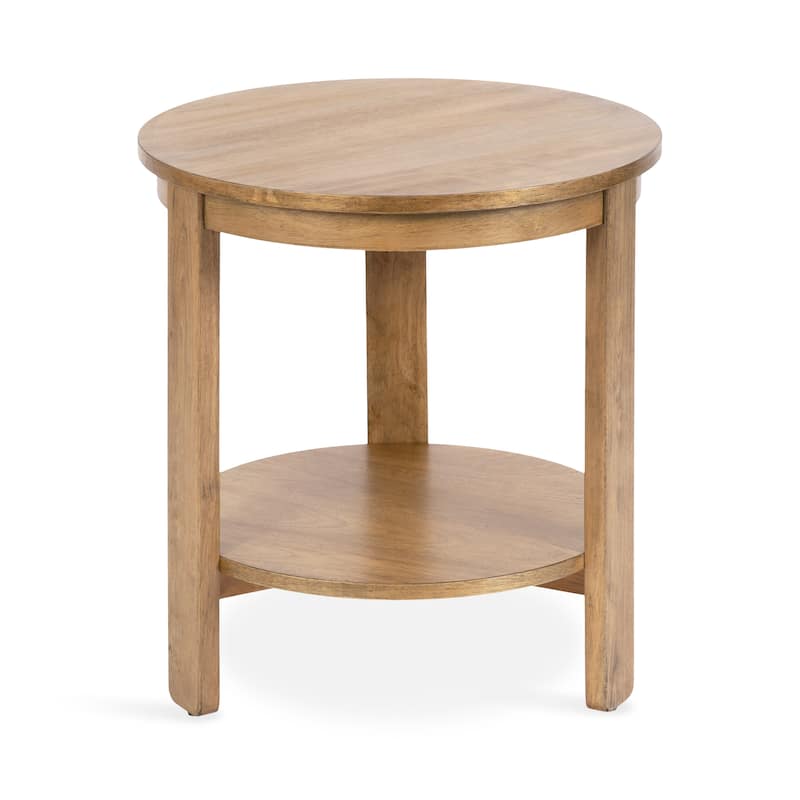 Kate and Laurel Foxford Round Wood Side Table