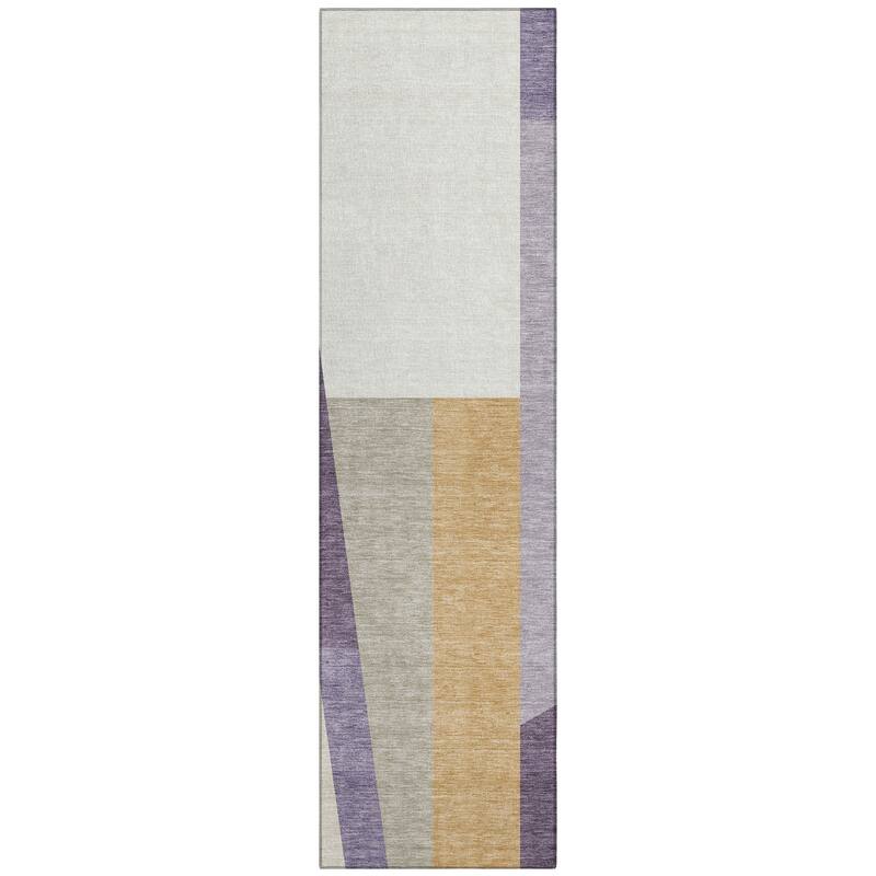 Machine Washable Indoor/ Outdoor Contemporary Jolie Chantille Rug