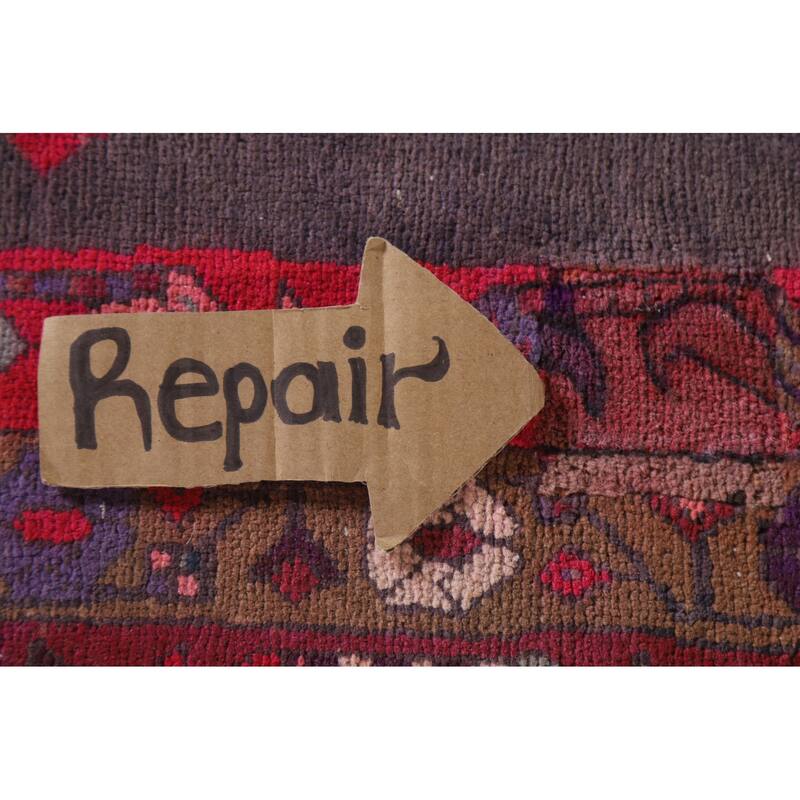 Hand Knotted Oriental 100% Wool Carpet Traditional Tribal Multi-Colored Ardebil Runner Rug - 10' 8'' X 3' 11''