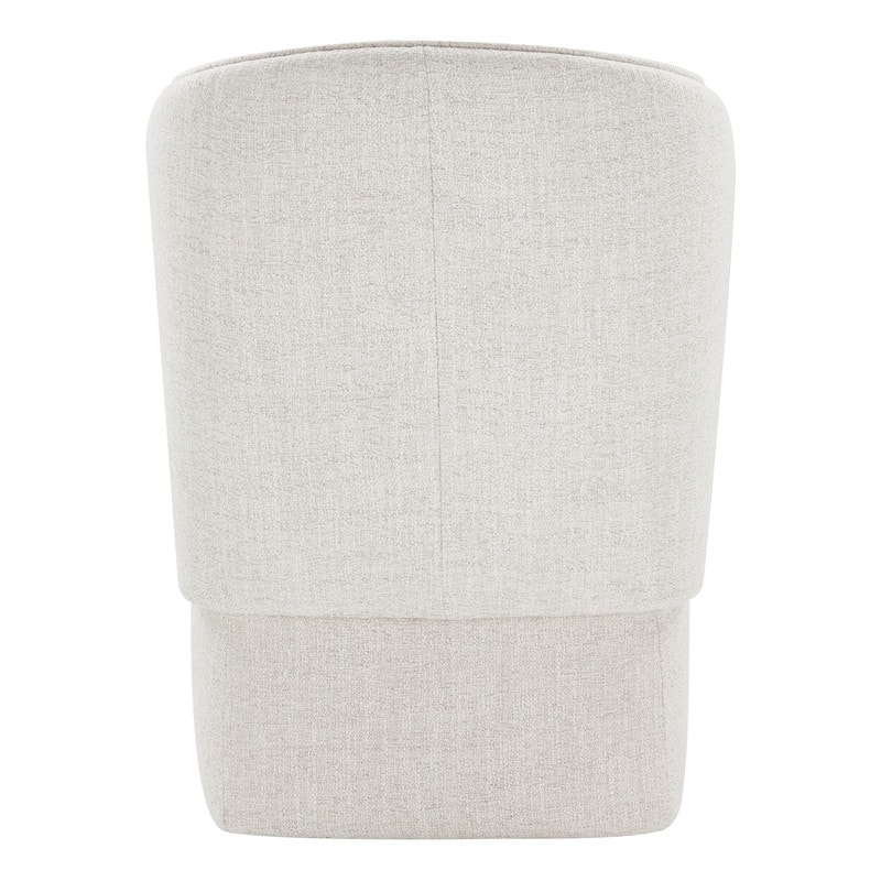 Kyle Morden Fabric Dining Room Chair with Casters Wrap-round Back