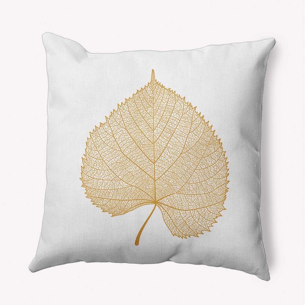 Leaf Study Fall Indoor/Outdoor Throw Pillow