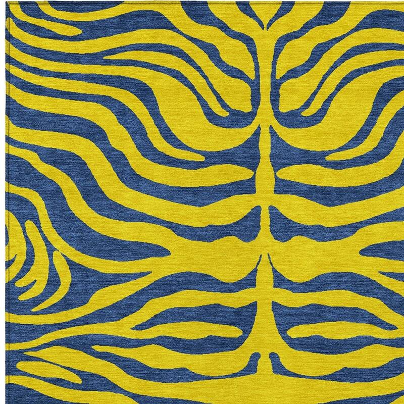 HomeRoots Animal Print Transitional Rectangle Outdoor Rug