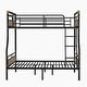 preview thumbnail 8 of 12, Full XL Over Queen Bunk Bed with Convertible Design 15.9" Safety Rails & 600lb Capacity