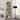 5 tier Bathroom Corner Shelf Storage Tower Cabinet Rustic Brown