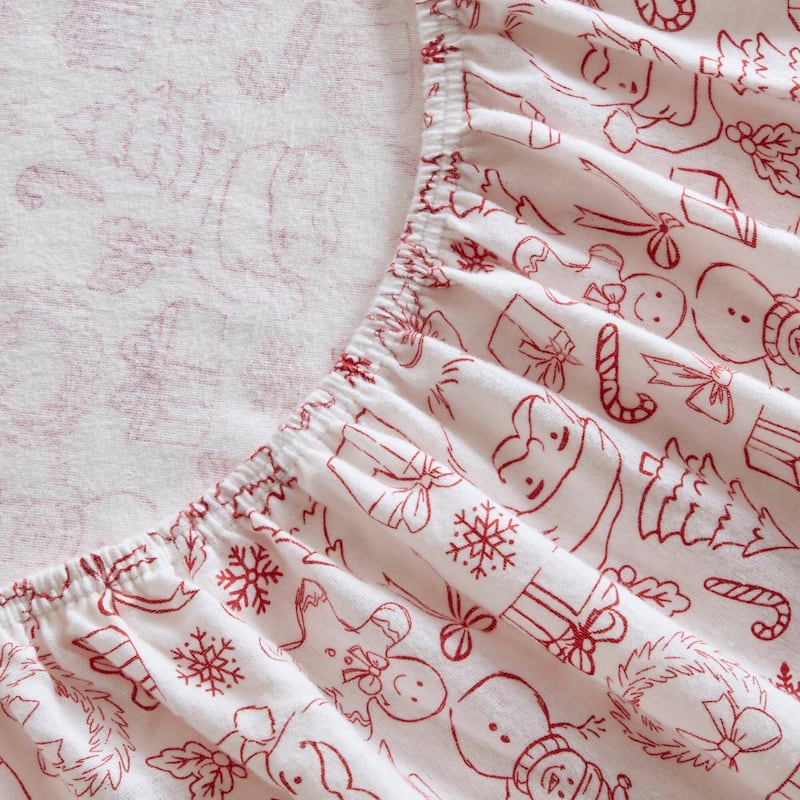 Intelligent Design Cozy Soft Cotton Flannel Printed Sheet Set