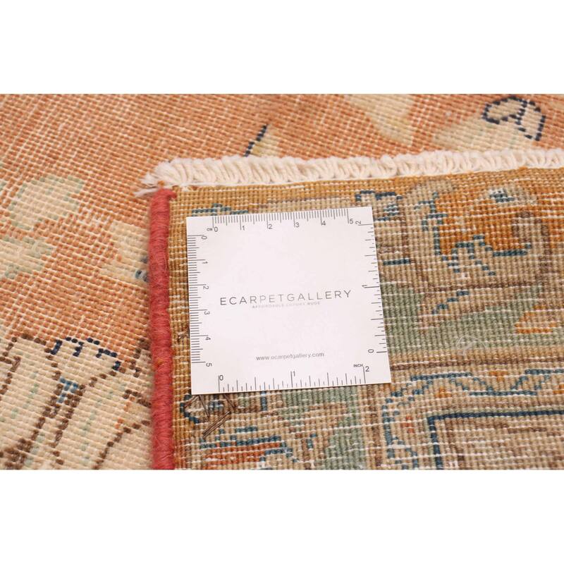 ECARPETGALLERY Hand-knotted Antalya Vintage Copper Wool Rug - 9'7 x 12'11