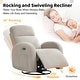 preview thumbnail 13 of 57, Power Swivel Rocker Glider Nursery Recliner with USB Port