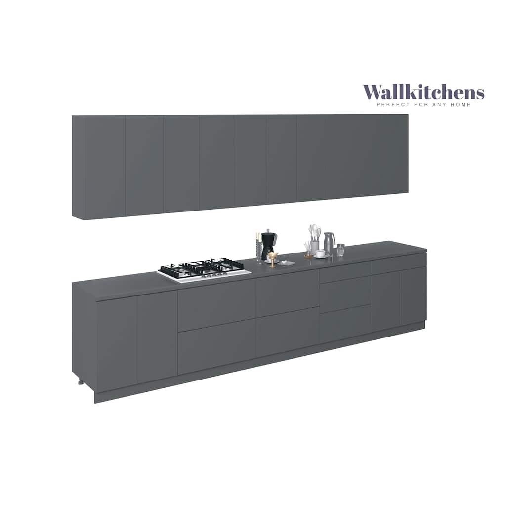 Kitchen Signature Collection Gray Color Base Size 13Ft Wide - 153x24
