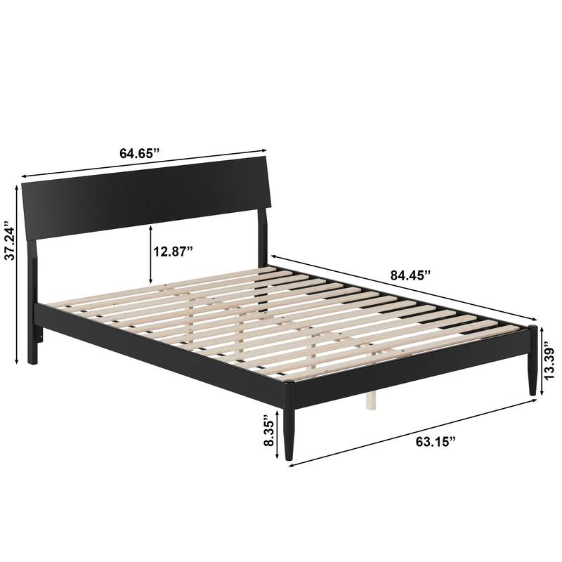 Bradford Platform Bed with Adjustable Headboard