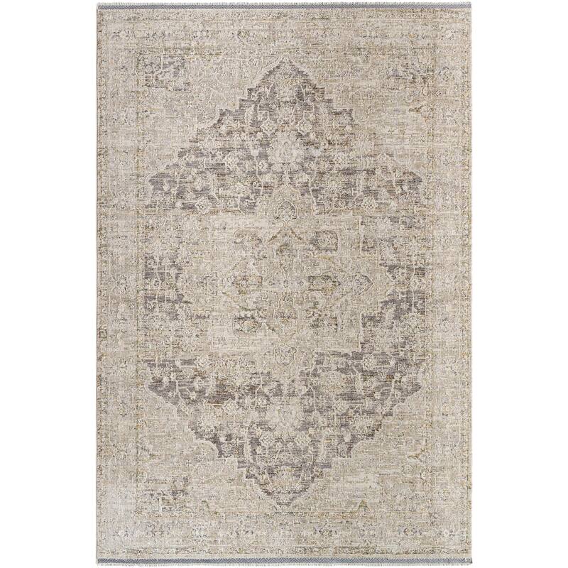 Livabliss Rivaldo Traditional Center Medallion Area Rug
