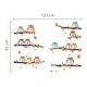 preview thumbnail 3 of 3, Walplus Owl Learning Numbering Wall Sticker DIY Nursery Decor Decal