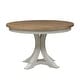 preview thumbnail 4 of 10, Farmhouse Reimagined Antique White Pedestal Table