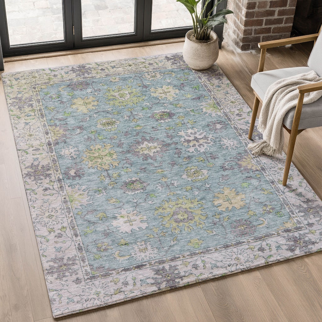 Premium Washable Super Soft Traditional Caply Mayfield Rug