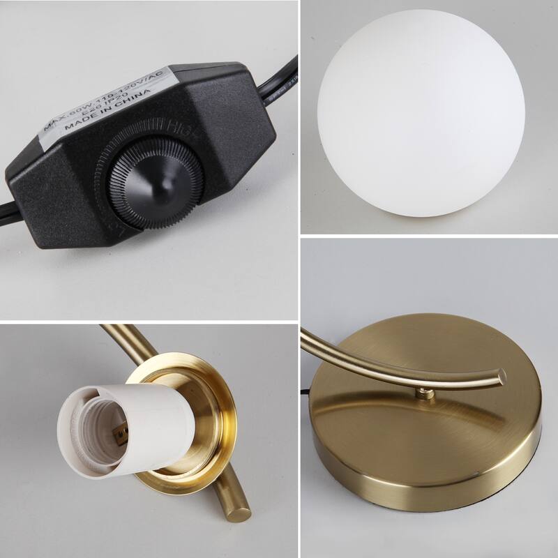 1-Light Bed Side Lamp Lamps for Night Stands - 7.9inch