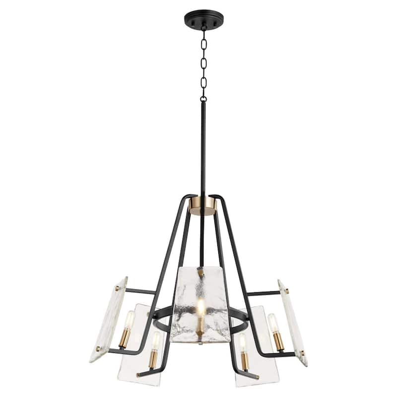 Quorum International 637-5 Tioga 5 Light 25" Wide Ring Chandelier