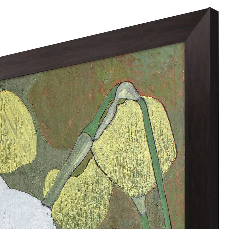 Floral Shade Framed Art Giclee Not Glass - Multi-Color
