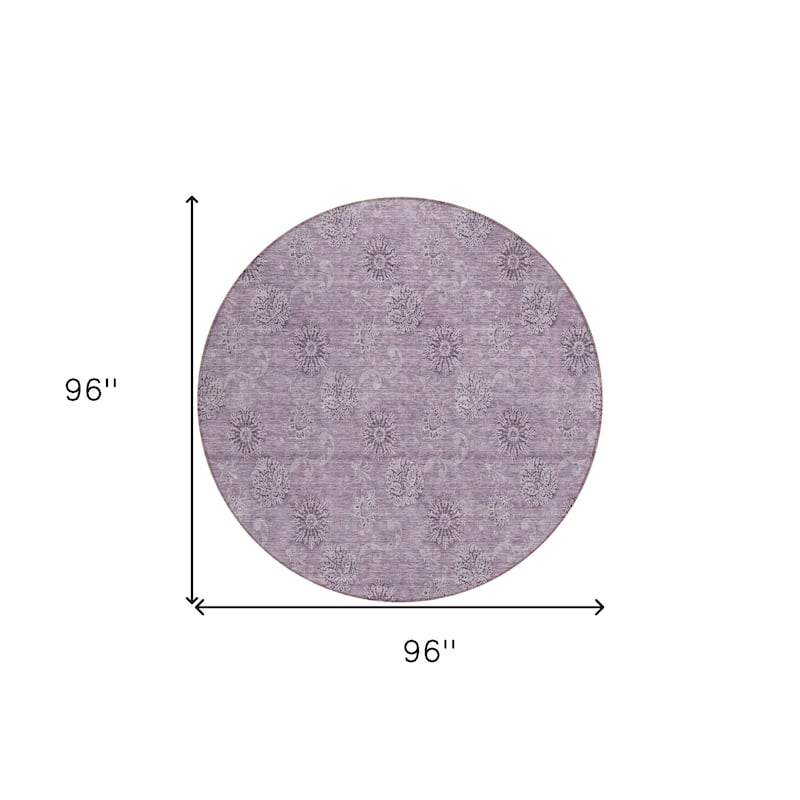 HomeRoots Floral Transitional Rectangle Outdoor Rug