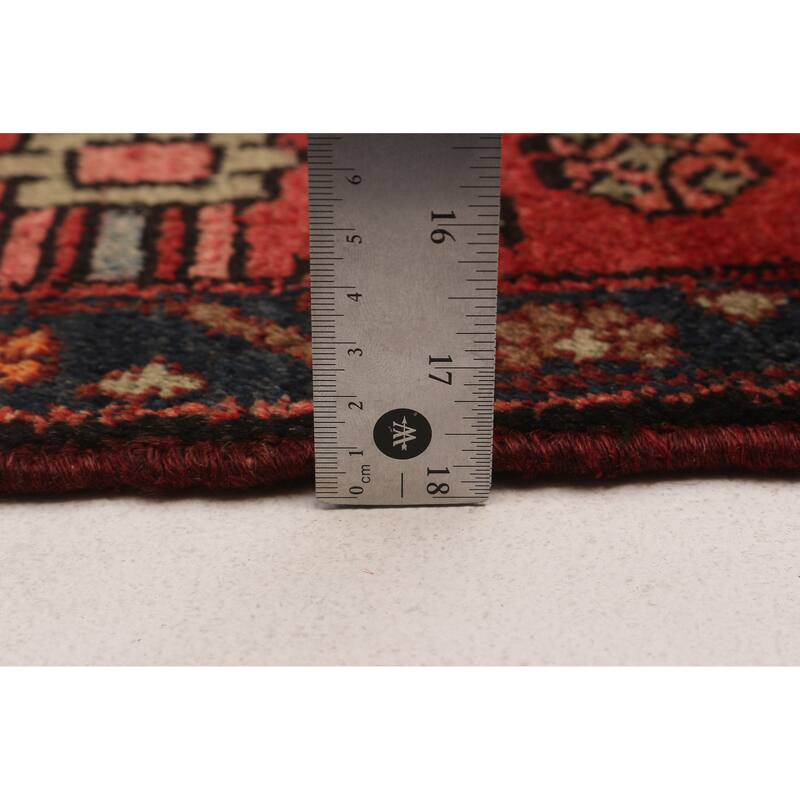 ECARPETGALLERY Hand-knotted Konya Anatolian Red Wool Rug - 3'11 x 7'0