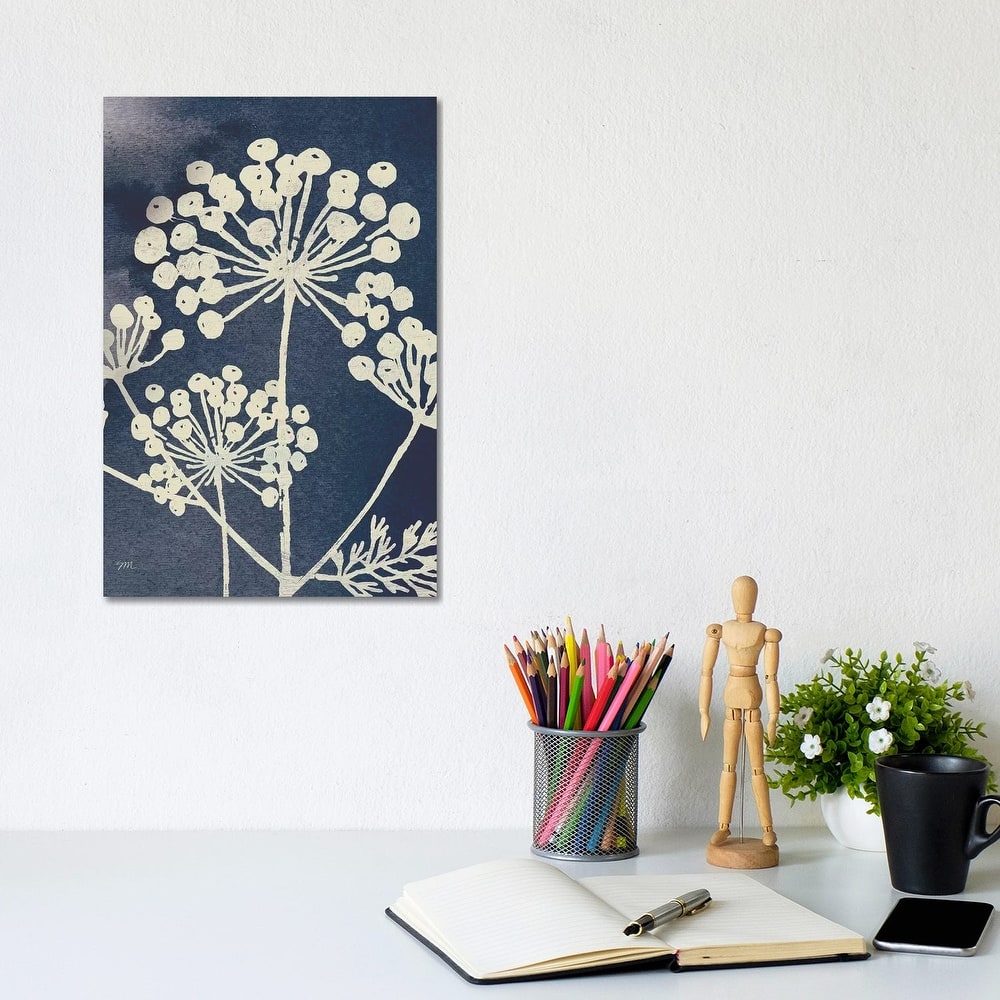iCanvas "Dark Blue Sky Garden I" by Studio Mousseau Canvas Print