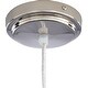 preview thumbnail 3 of 3, Moira Ivory Cotton Drum Pendant - 16"H x 21"W x 21"D