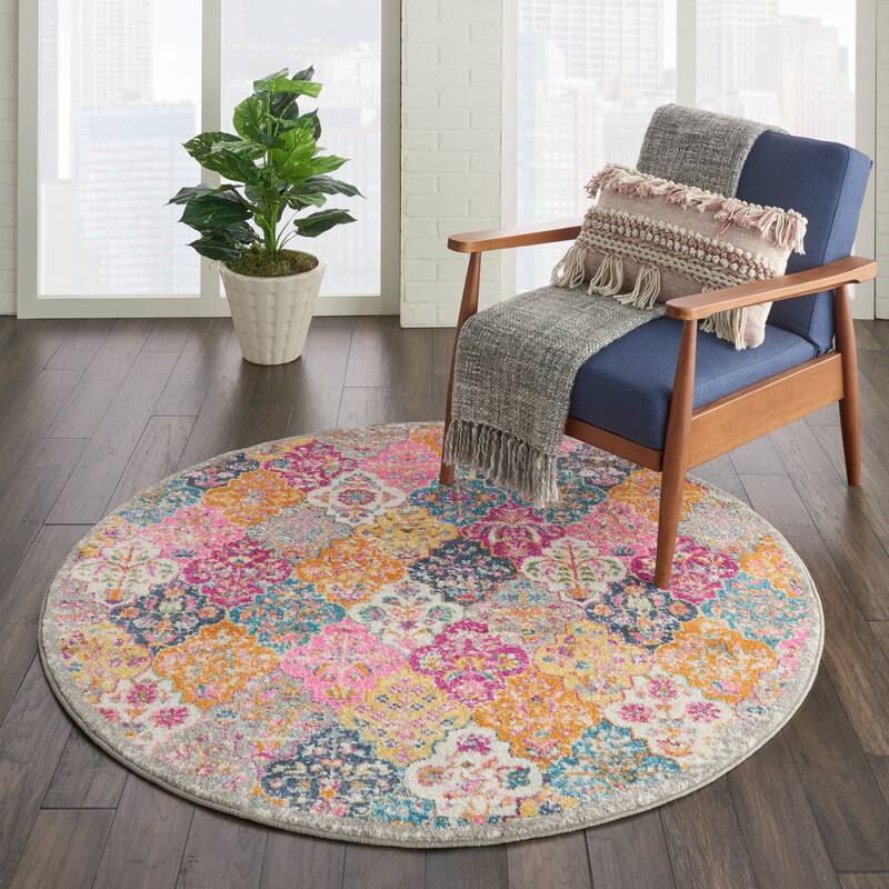 Nourison Passion Moroccan Medallion Area Rug