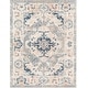 preview thumbnail 2 of 7, Livabliss Santana Medallion Machine Washable Area Rug