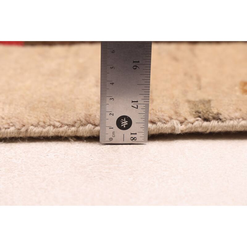 ECARPETGALLERY Hand-knotted Opulence Dark Brown Wool Rug - 2'7 x 9'11