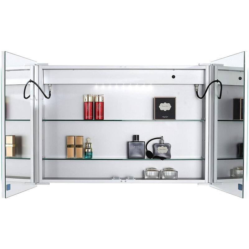 Edison M13 Tri-Color LED Medicine Cabinet with Dimmable Touch Sensor w/Anti-Fog pad