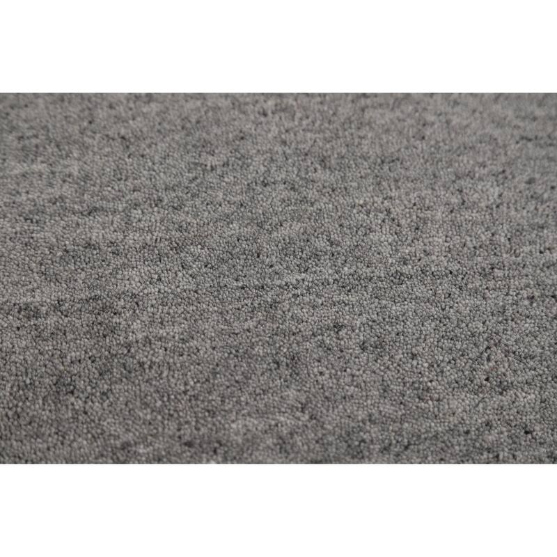 Hand Knotted Oriental 100% Wool Carpet Tribal Tribal Greys & Charcoal Gabbeh Area Rug - 7' 10'' X 5' 1''