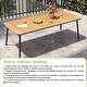 preview thumbnail 53 of 67, Pellebant Patio Dining Table Rectangular Aluminum Outdoor Table