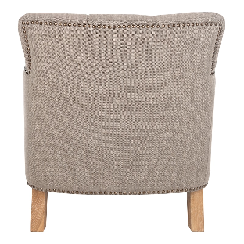 SAFAVIEH Tori Antiqued Tufted Club Chair - 28" x 34.4" x 32.7". - 28"W x 34"D x 33"H