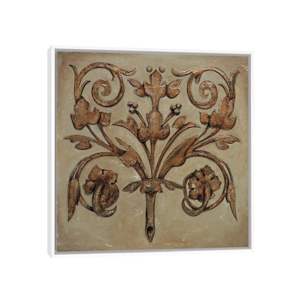 iCanvas "Decorative Scroll II" by Pablo Segovia Framed Canvas Print