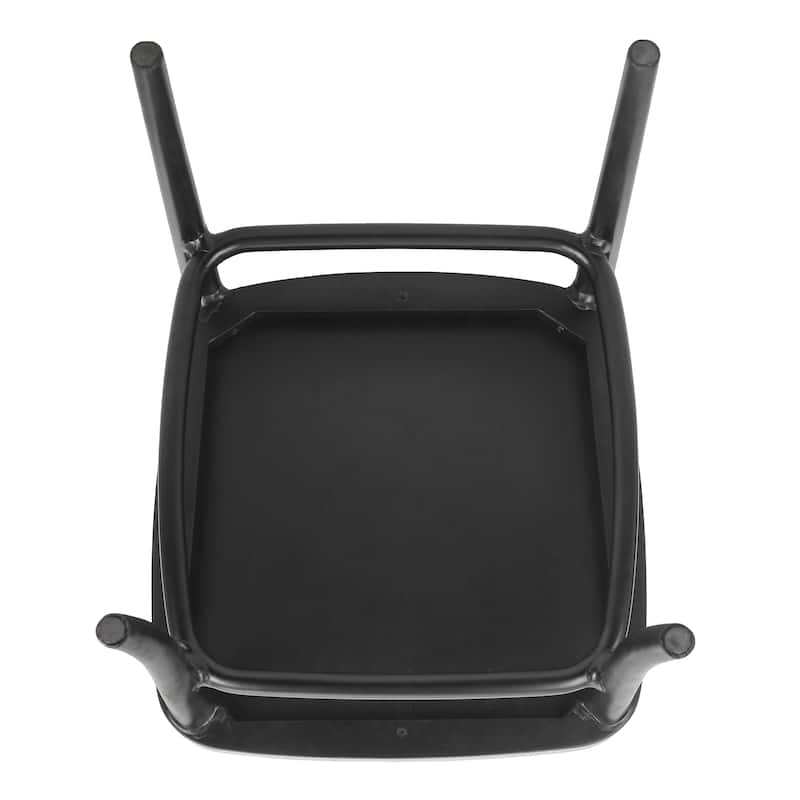 NPD Furniture Sonora Rattan Dining Side Chair Wood Seat