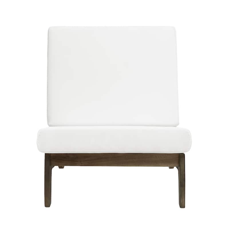 3-Piece Outdoor Patio Wood 2 Set Chairs with Side Table